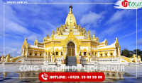 Tour Du Lịch Myanmar Yangon - Bagan - Naypyidaw - Golden Rock 5 Ngày 4 Đêm 2025