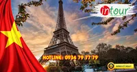 Tour Du Lịch Pháp Ý 9 Ngày 8 Đêm  Lễ 30/4/2026