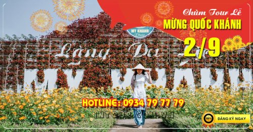 Tour Du Lịch miền tây Mỹ Tho - Tiền Giang 1 Ngày Lễ 2/9/2025